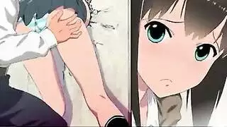 على ركبتيها هنتاي الوحش خنثى
